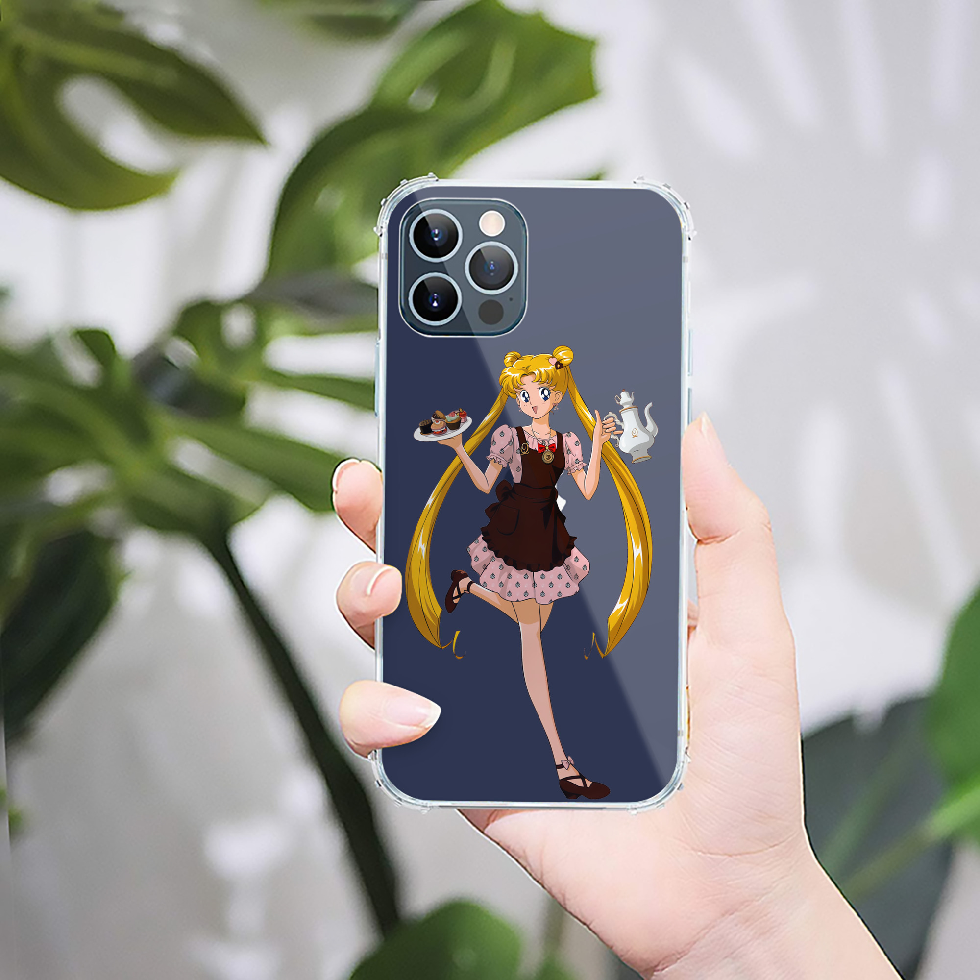 （画像用） 美少女戦士セーラームーン 愛野 美奈子 あいの みなこ Sailor Moon Aino Minako 【iPhone 12シリーズ対応】透明スマホケース（クリアソフトケース）